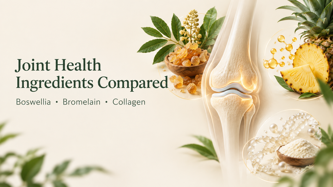 Joint Health Ingredients Compared: Boswellia, Bromelain and Collagen