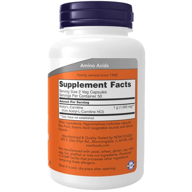 Acetyl L-Carnitine 500mg 100VC