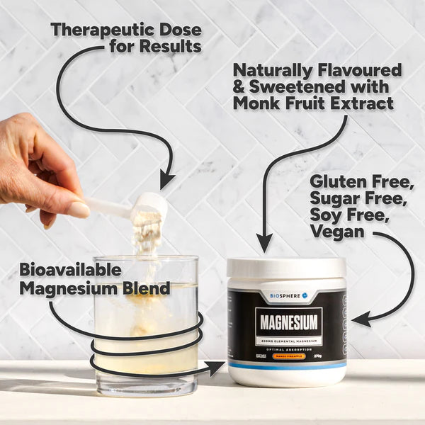 Biosphere Magnesium powder 400mg Elemental