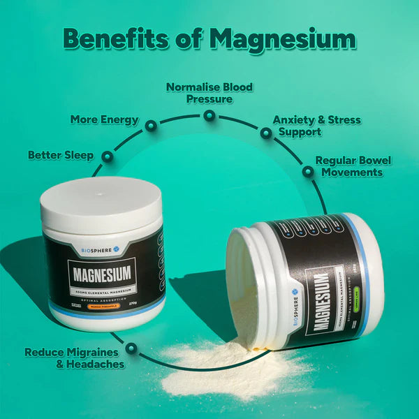 Biosphere Magnesium powder 400mg Elemental