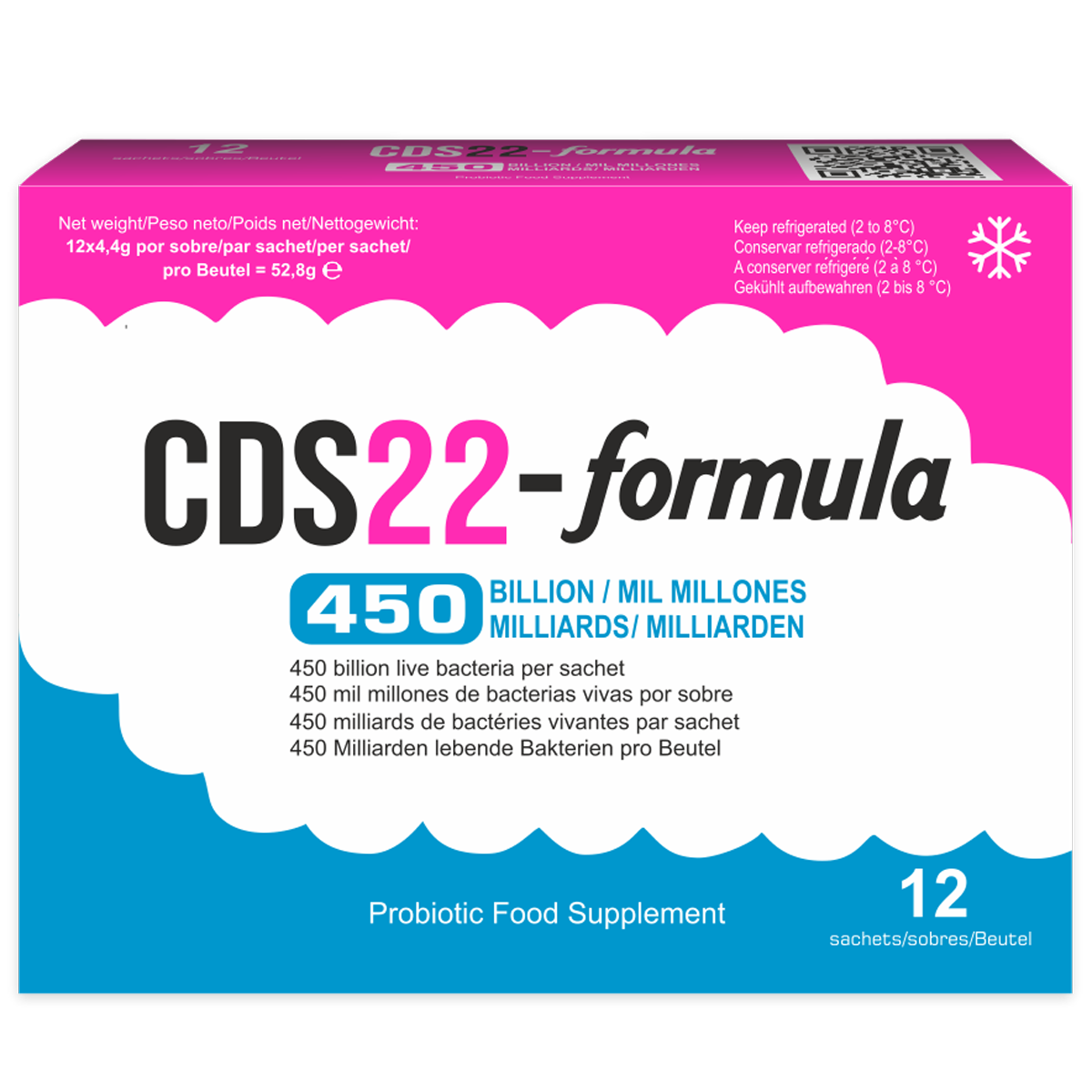 CDS22 Probiotic 450 Billion 12 Sachets