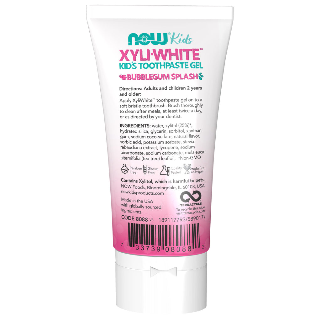 XyliWhite, Kids Toothpaste Gel - Bubblegum Splash 85g