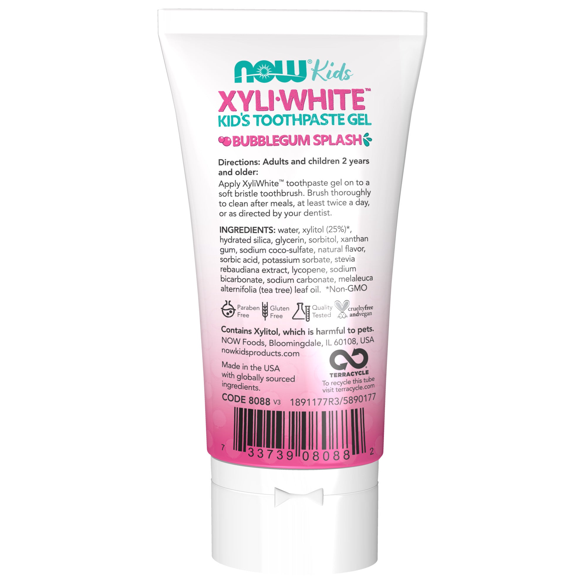 XyliWhite, Kids Toothpaste Gel - Bubblegum Splash 85g
