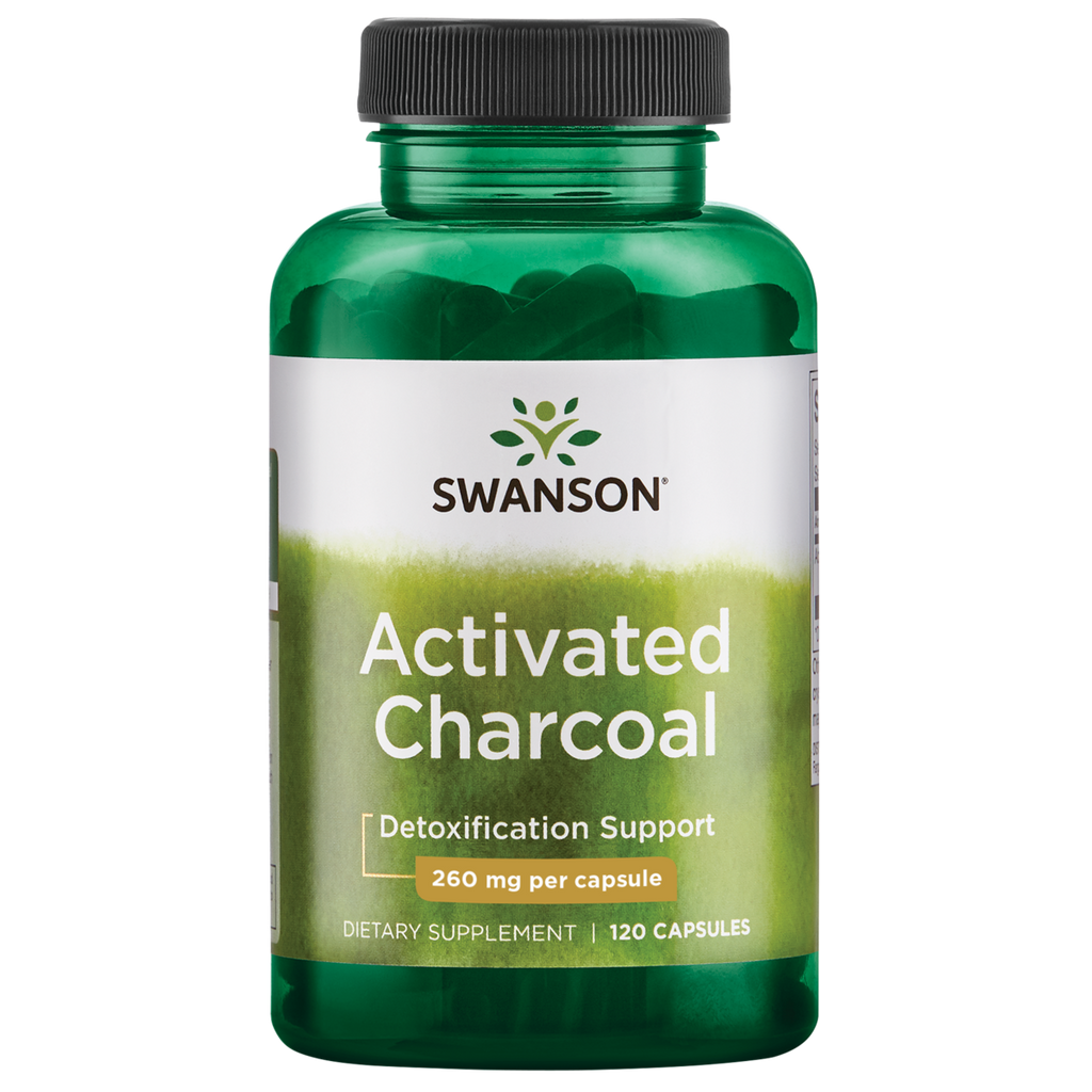 Swanson - Activated Charcoal 260mg 120C