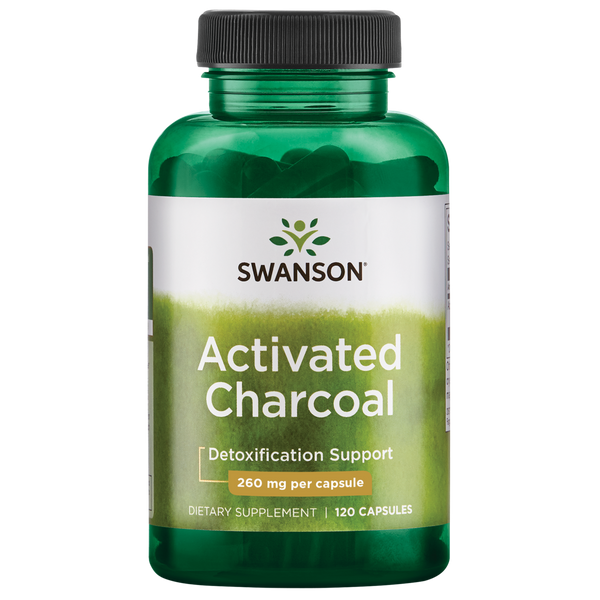 Swanson - Activated Charcoal 260mg 120C