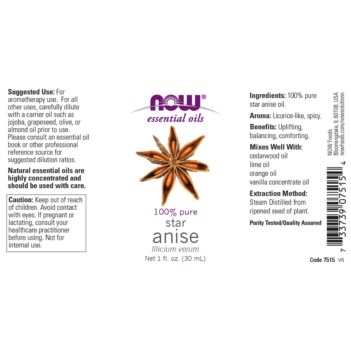 Anise Oil 30ml (Illicium Verum)