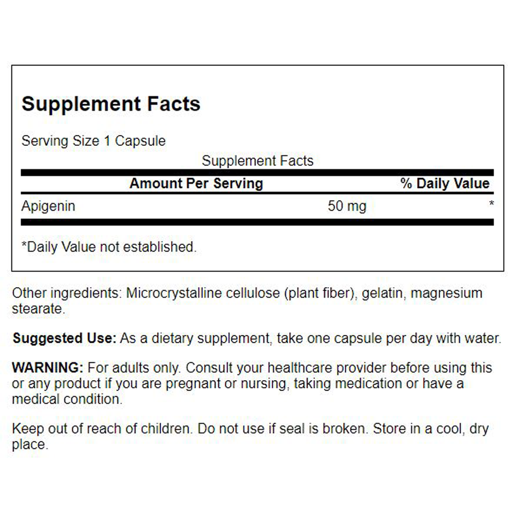 Swanson - Apigenin 50mg 90C