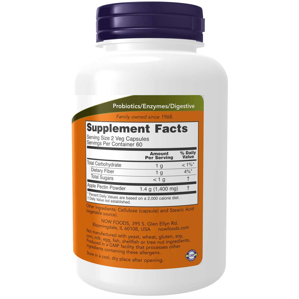 Apple Pectin 700mg 120VC