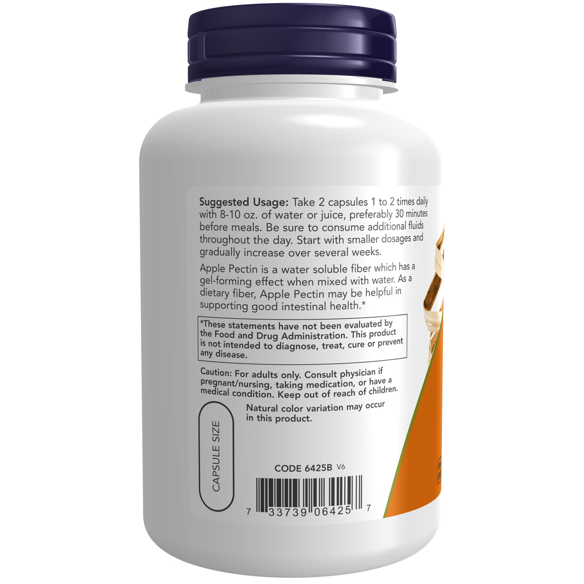Apple Pectin 700mg 120VC
