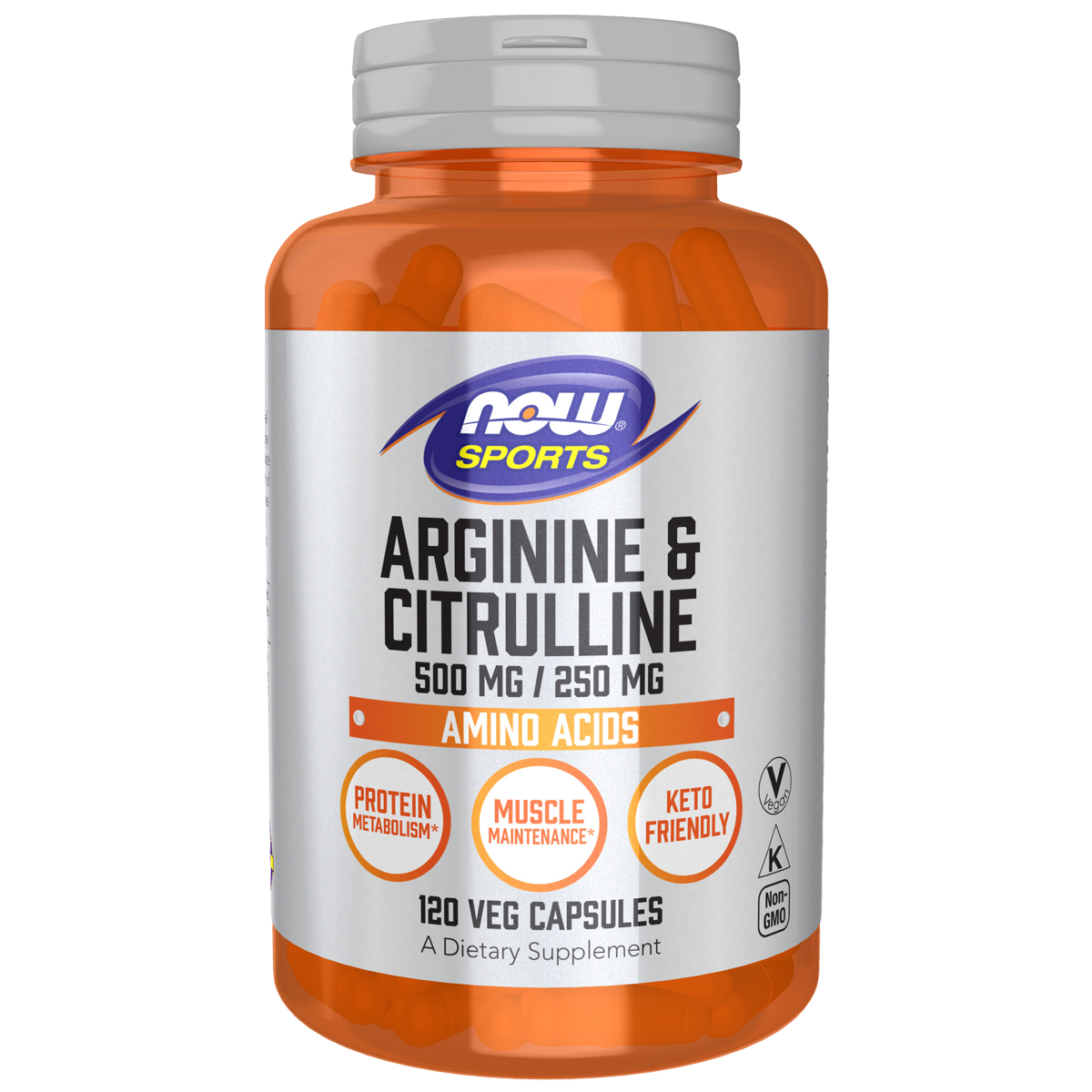 Arginine & Citrulline 500mg/250mg 120VC
