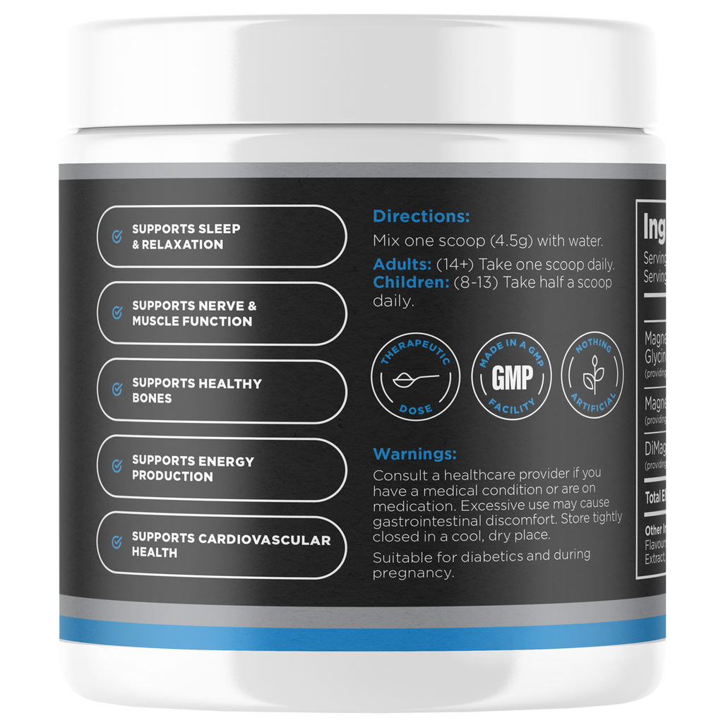 Magnesium powder 282g,141g Mango Pineapple Flavour