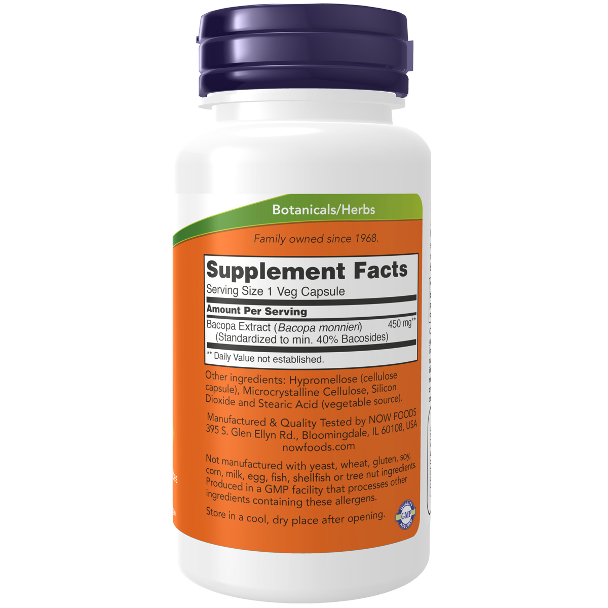 Bacopa Extract 450mg 90VC