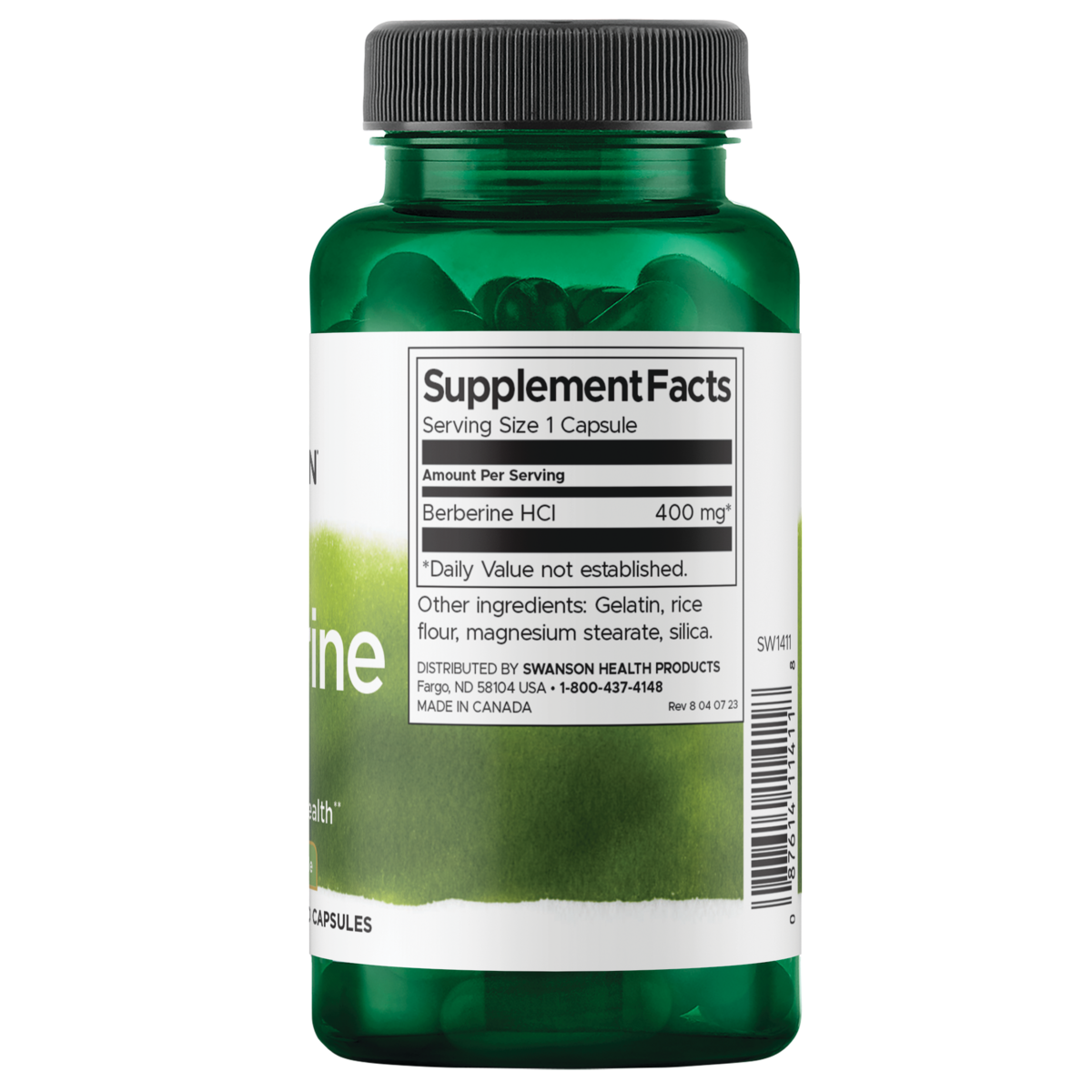 Swanson - Berberine 400mg 60C