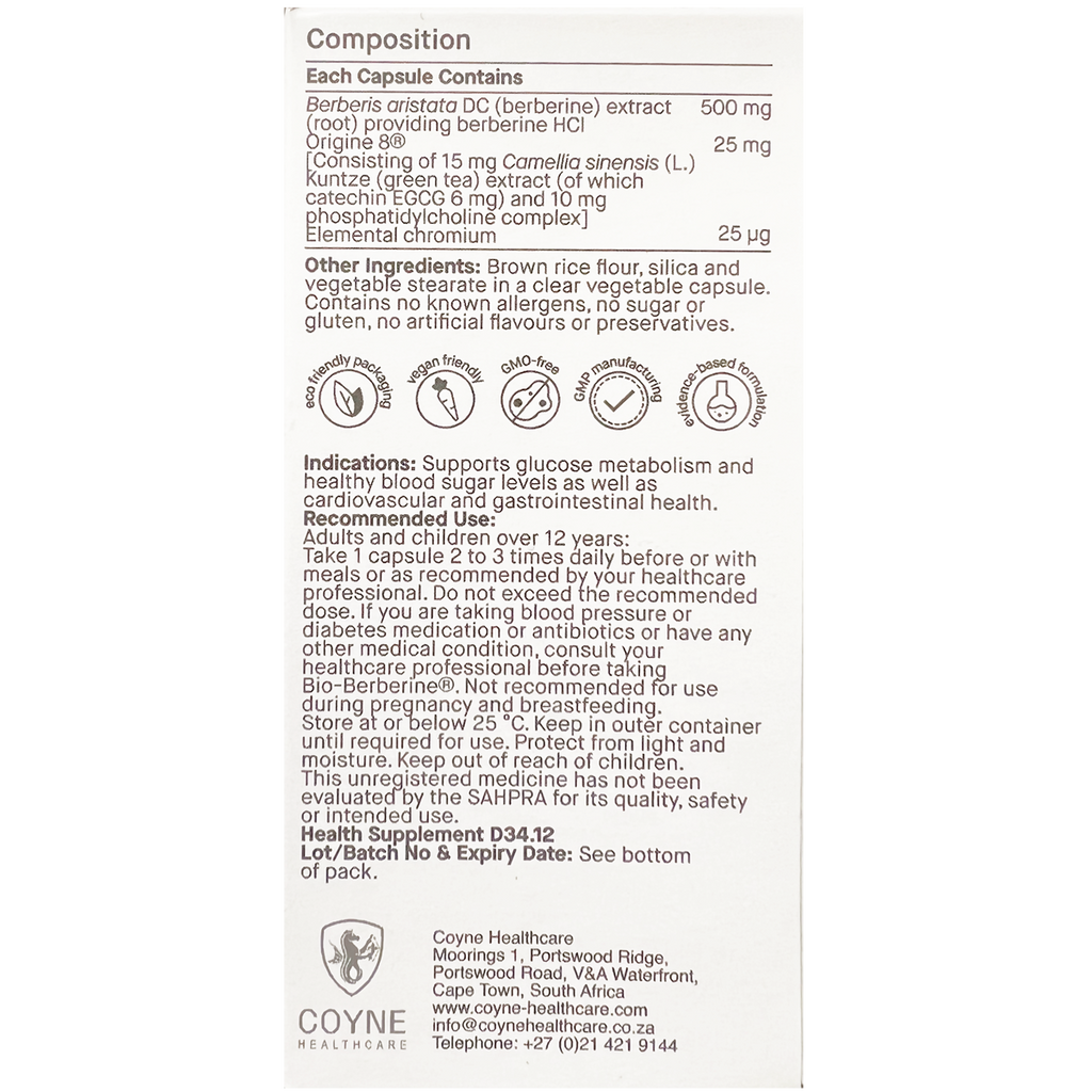 Bio-Berberine ™ Complex 500mg 60 VC