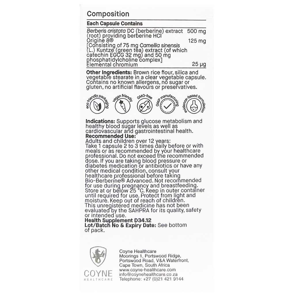 Bio-Berberine ™ Advanced 60 VC