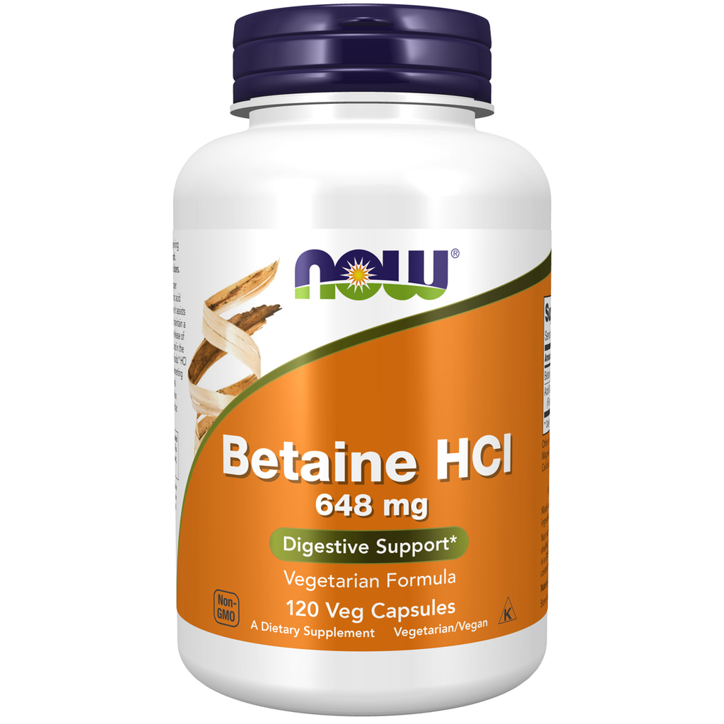Betaine HCl 648 mg 120VC (Vegetarian Formula)