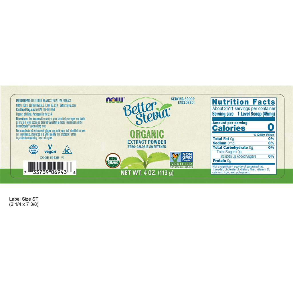 BetterStevia® Extract Powder, Organic