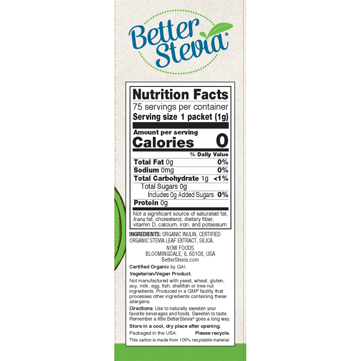 BetterStevia® Extract Powder, Organic