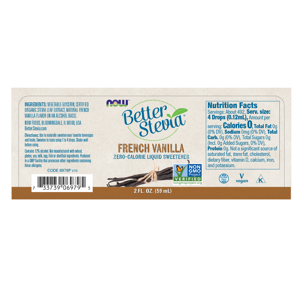 BetterStevia® Liquid - French Vanilla 59ml