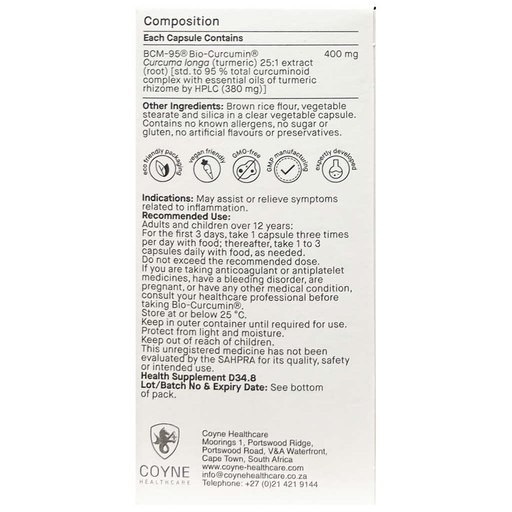 Coyne - Bio-Curcumin BCM-95 30VC & 60VC