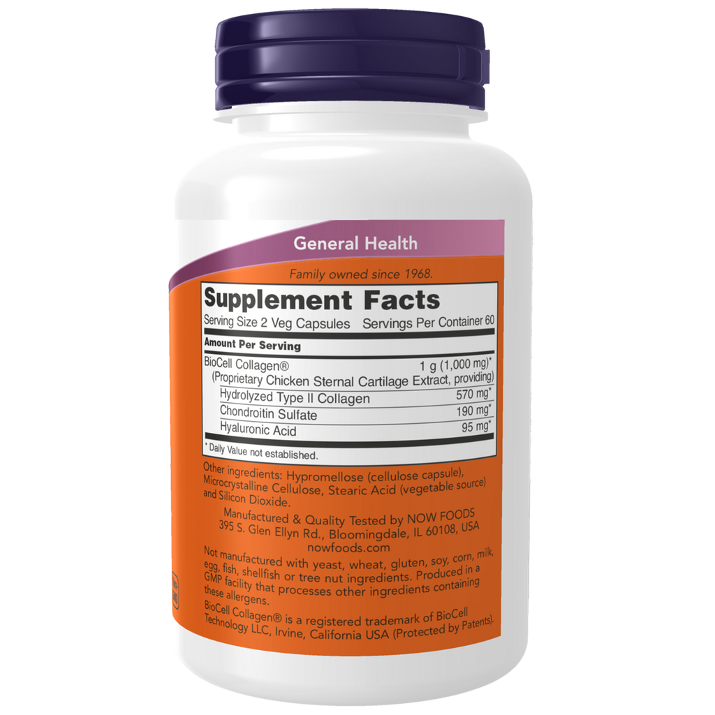 BioCell Collagen Hydrolyzed Type 2 120VC