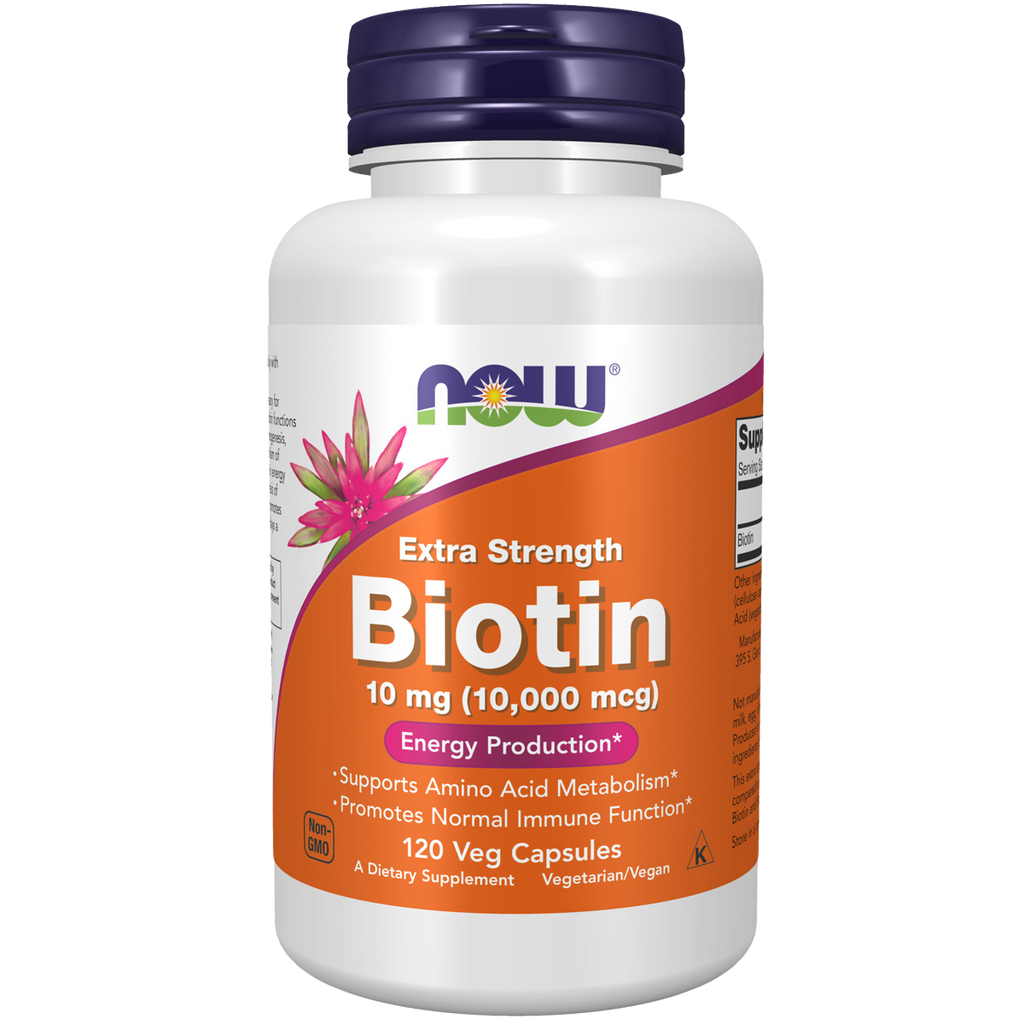 Biotin, Extra Strength, 10 mg (10,000 mcg) 120VC