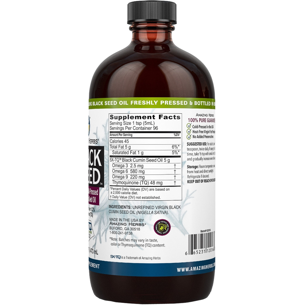 Black Seed Oil PREMIUM 240ml & 473ml