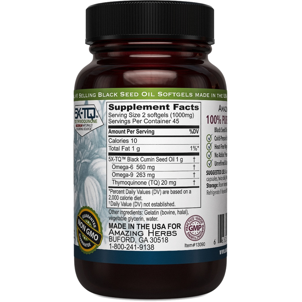 Black Seed Oil 500mg 90SG