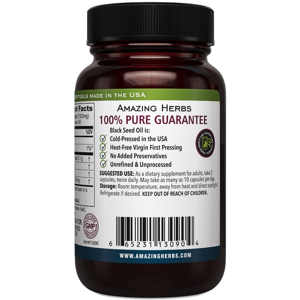 Black Seed Oil 500mg 90SG