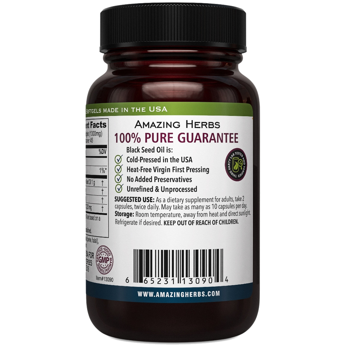 Black Seed Oil 500mg 90SG