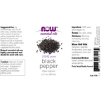 Black Pepper Oil 100% Pure 30ml (Piper Nigrum)