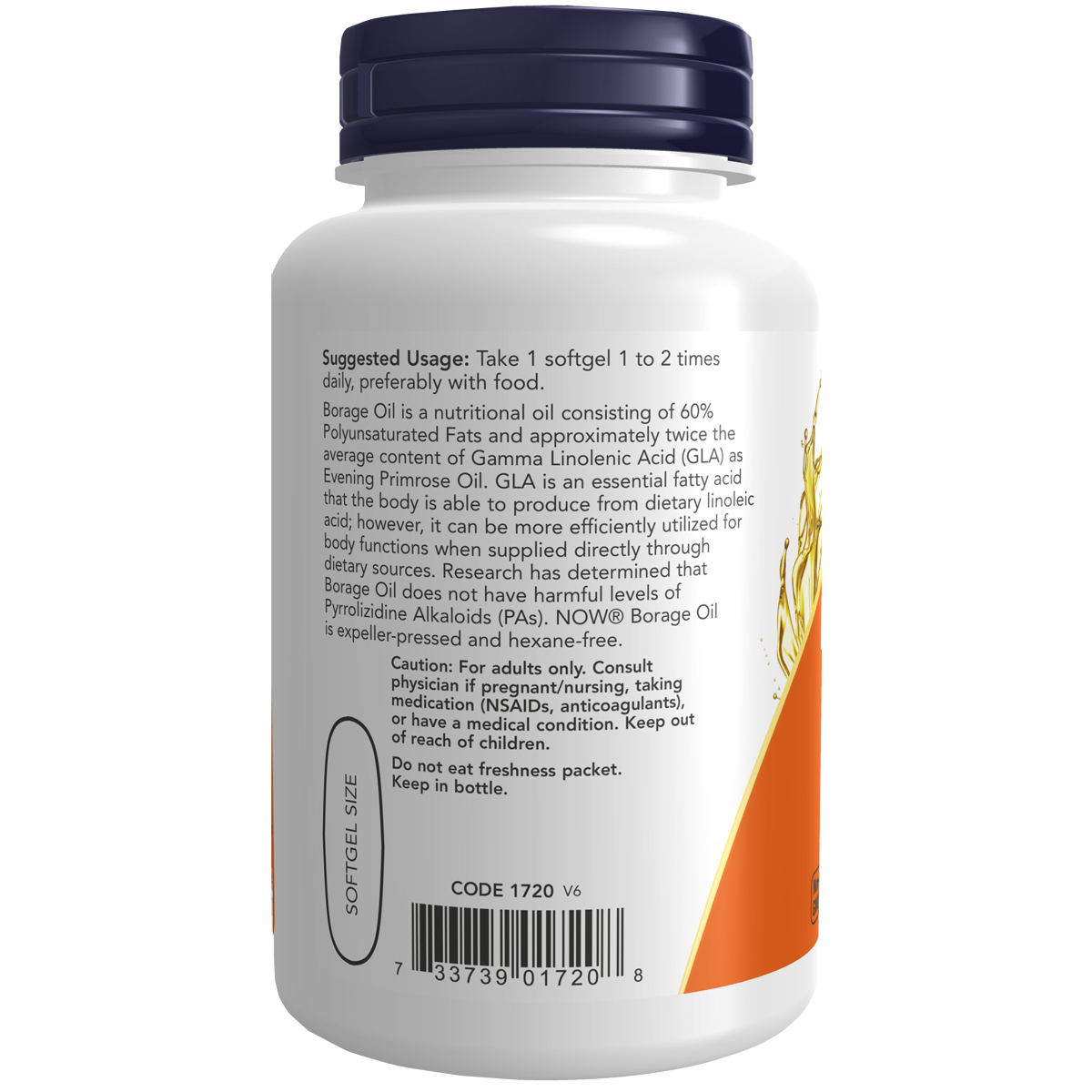 Borage Oil 1000mg 60SG