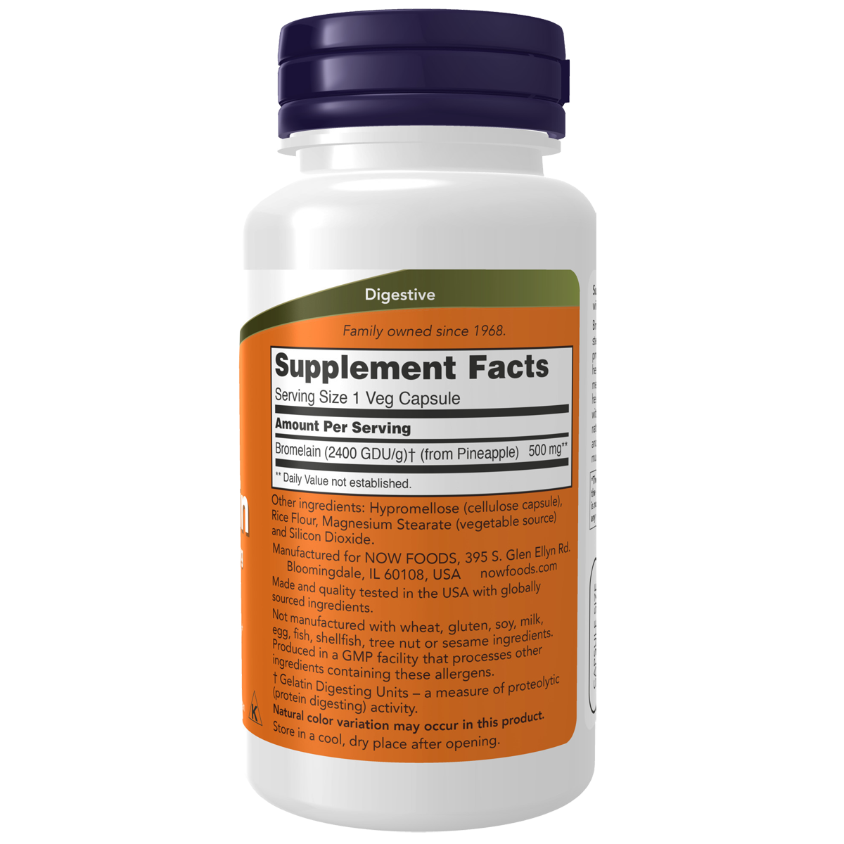 Bromelain 500mg 60VC
