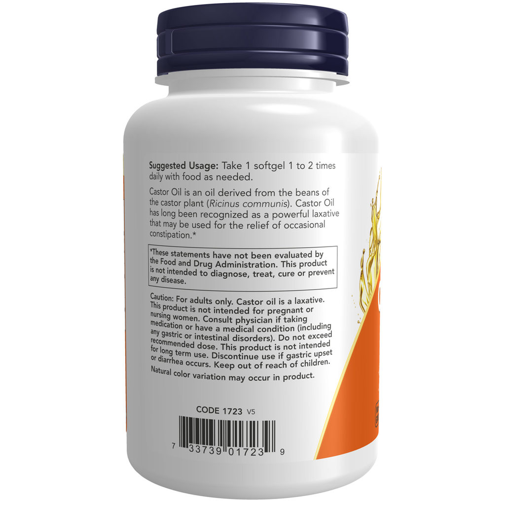 Castor Oil 650 mg 120SG