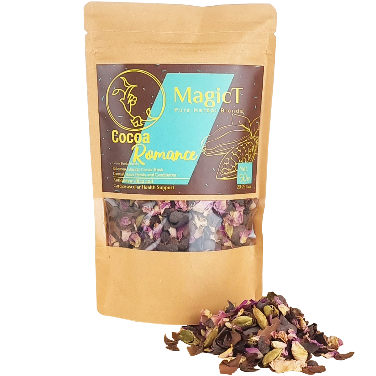 Cocoa Husk Blends - Romance Cocoa 50g - MagicT