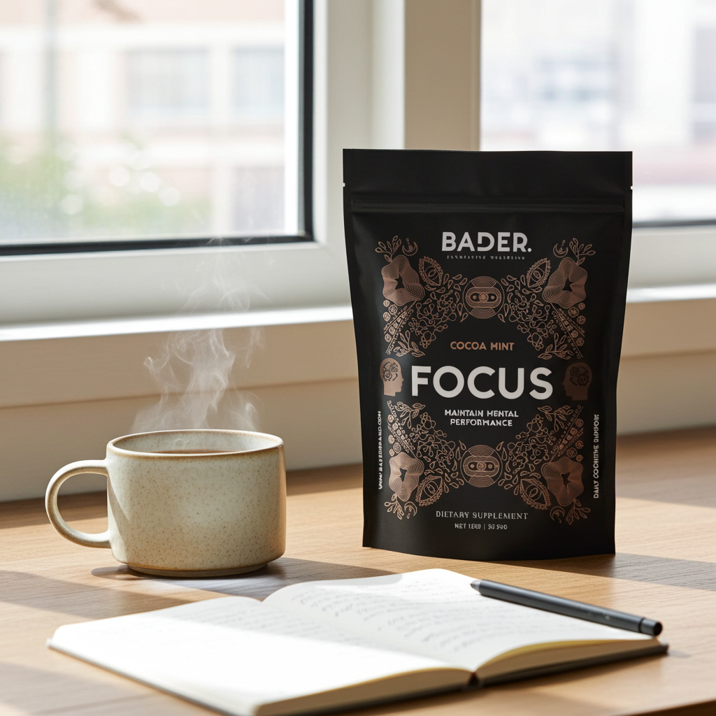 Bader Focus Formula 150g - back of packaging
