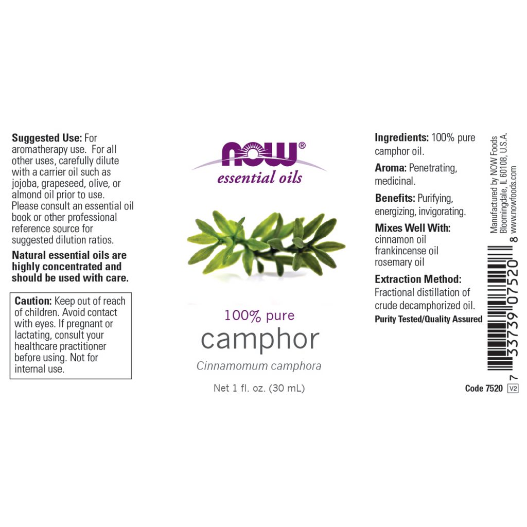 Camphor Oil 100% Pure 30ml (Cinnamomum Camphora)