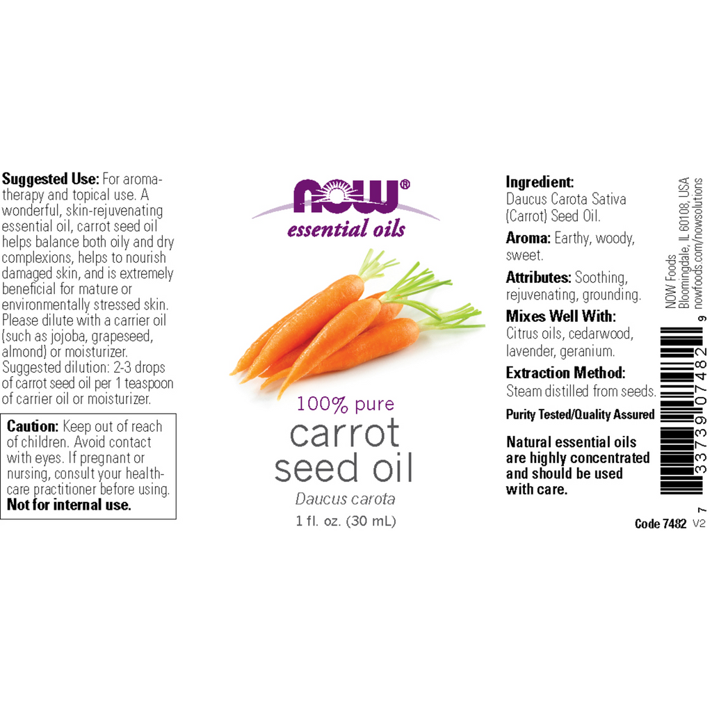 Carrot Seed Oil 100% Pure 30ml (Daucus Carota)