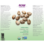 Castor Oil, Certified Organic 237ml