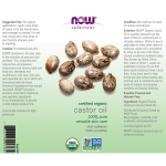 Castor Oil, Certified Organic 237ml