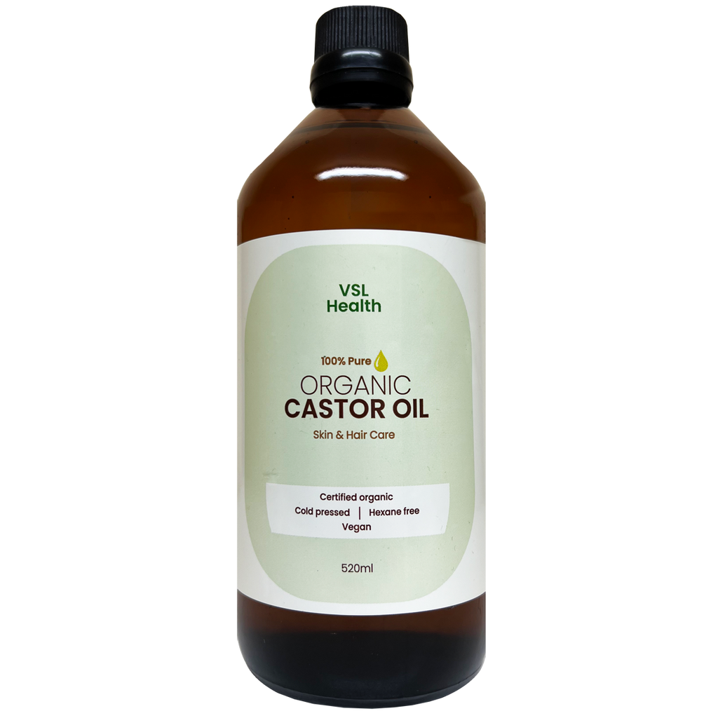 VSL- Castor Oil, Certified Organic 220ml & 520ml