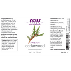 Cedarwood Oil 100% Pure 30ml (Juniperus Virginiana)