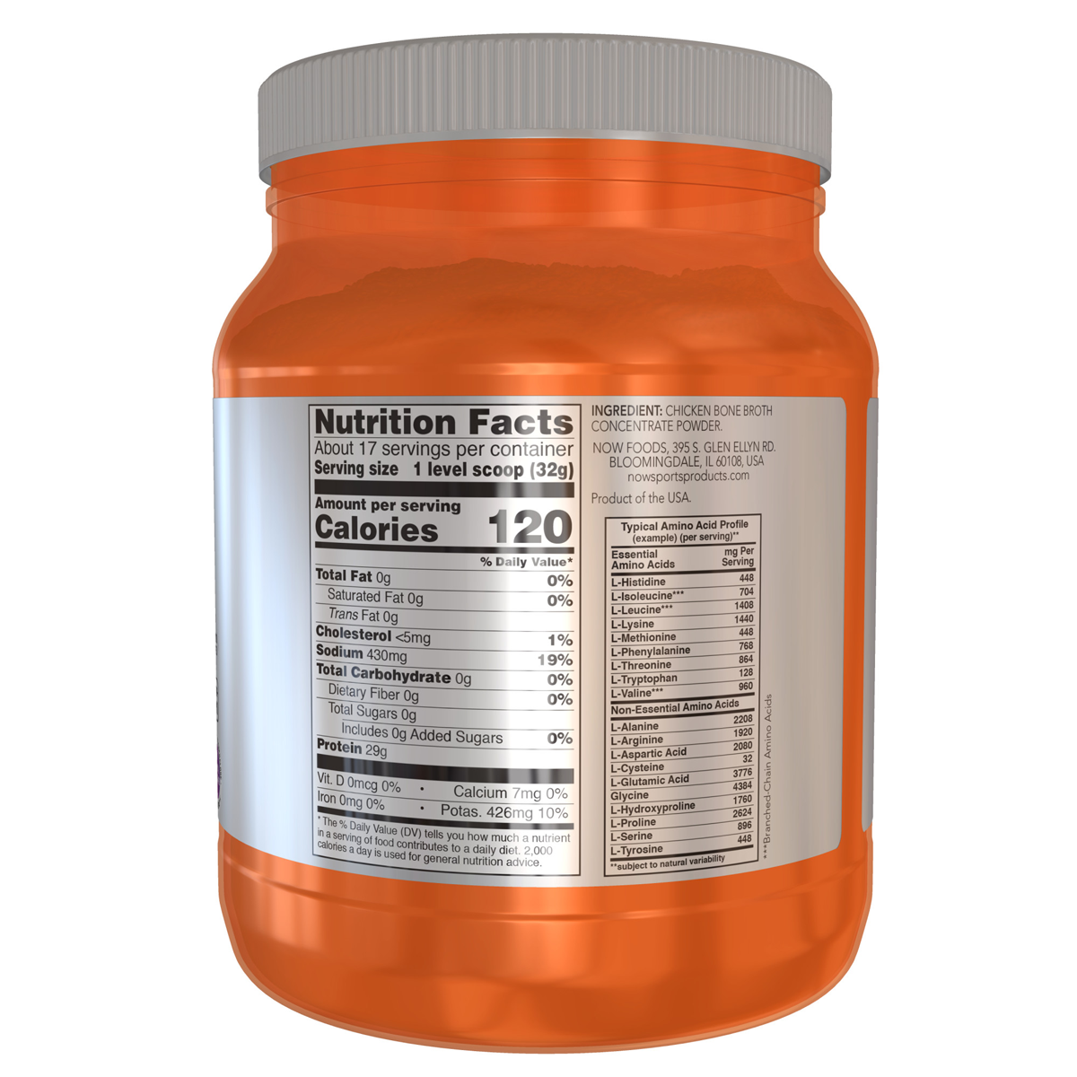 Chicken Bone Broth Powder 544g