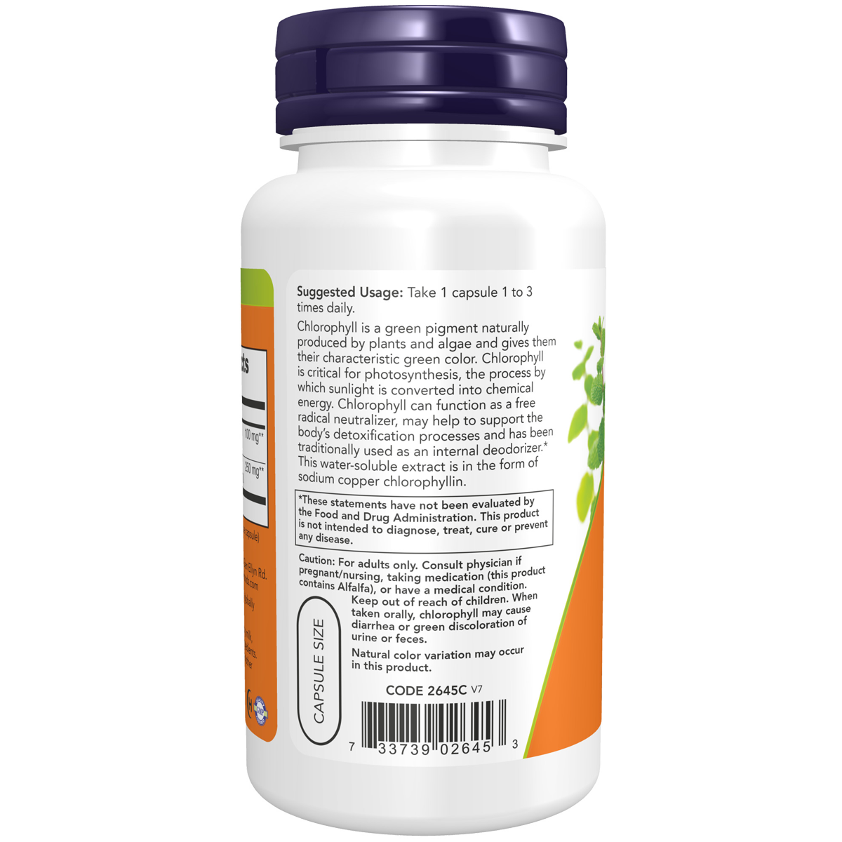 Chlorophyll 100mg 90VC