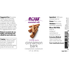 Cinnamon Bark Oil 100% Pure 30ml (Cinnamomum Zeylanicum)