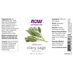 Clary Sage Oil 30ml - product label
