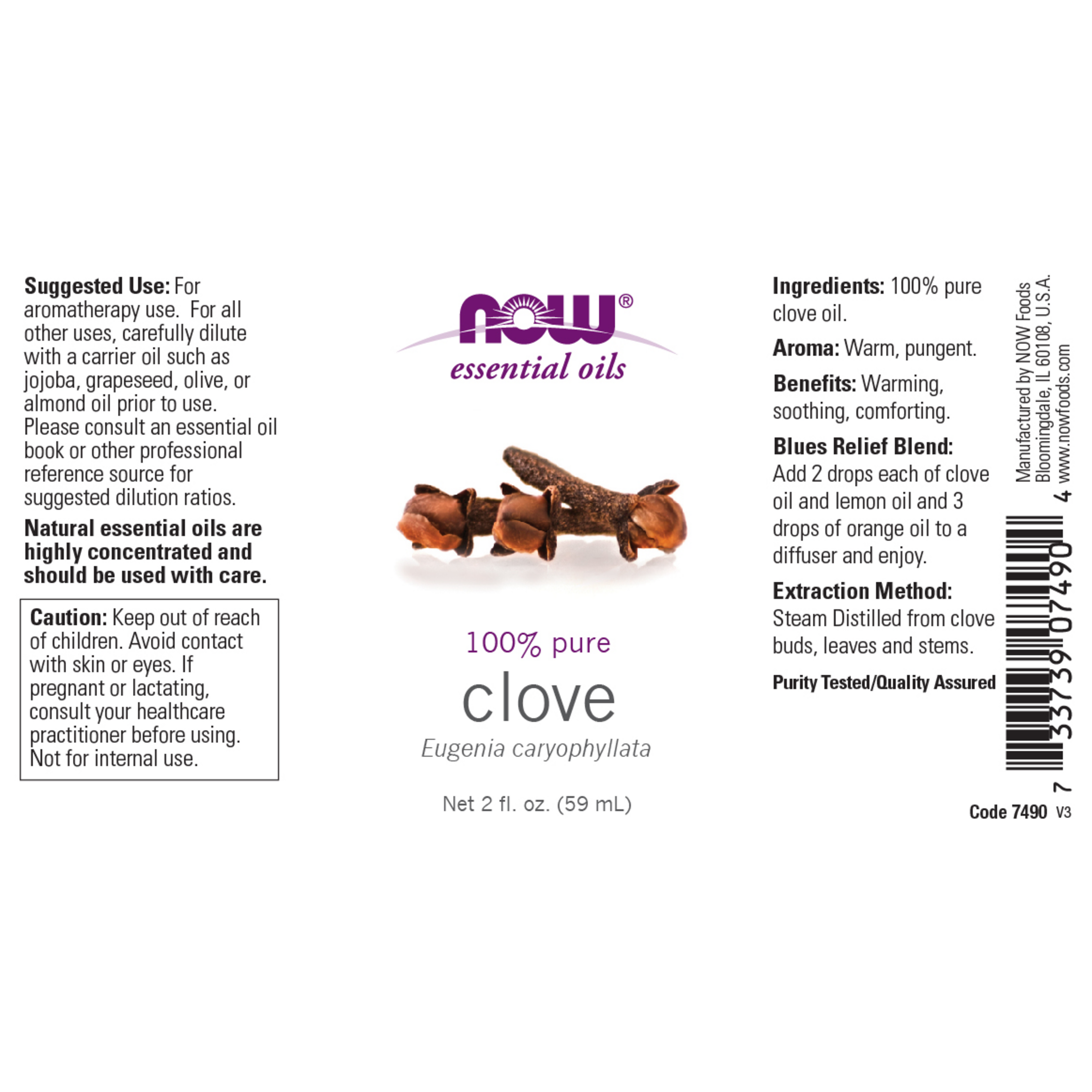 CLOVE OIL (Eugenia Caryophyllus)