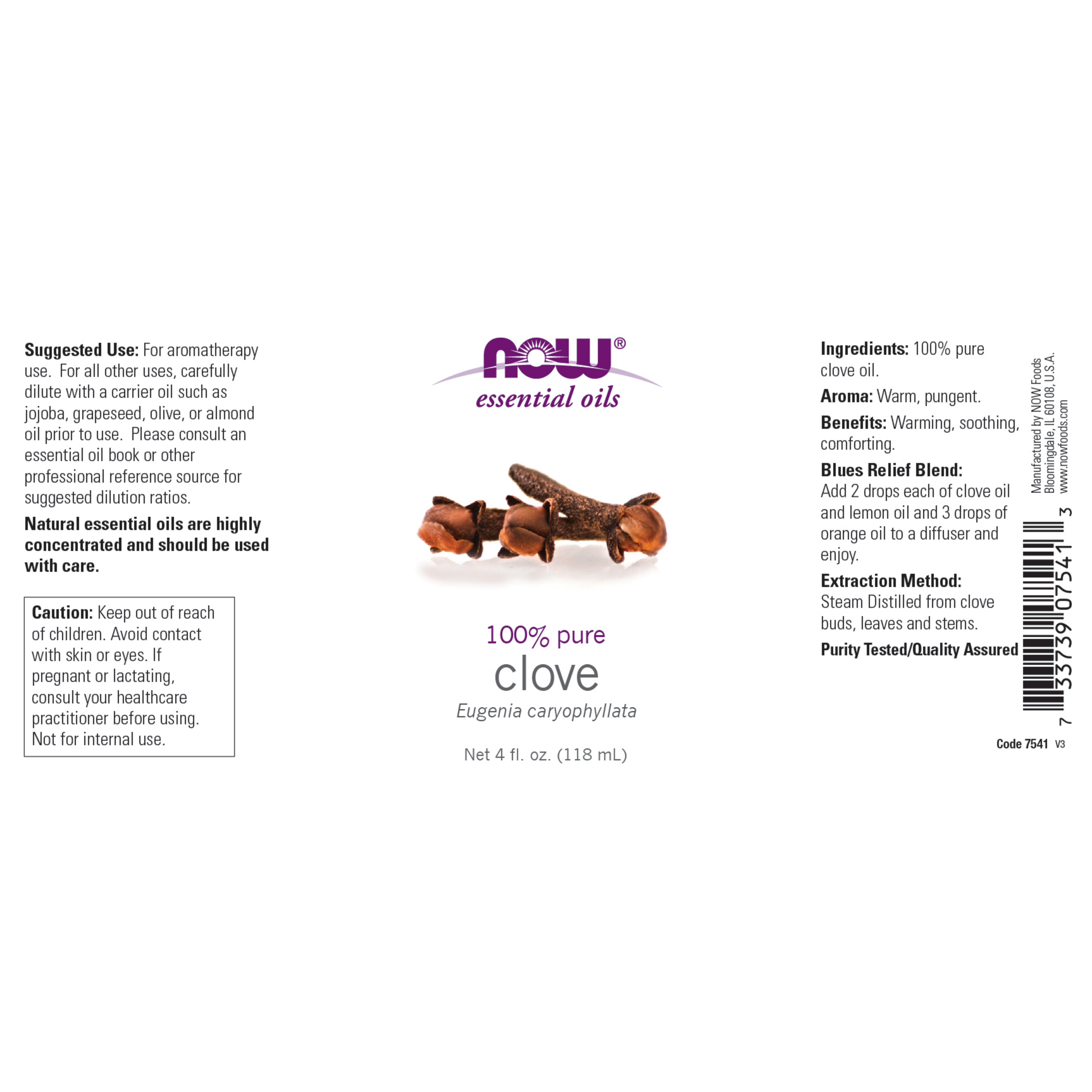 CLOVE OIL (Eugenia Caryophyllus)