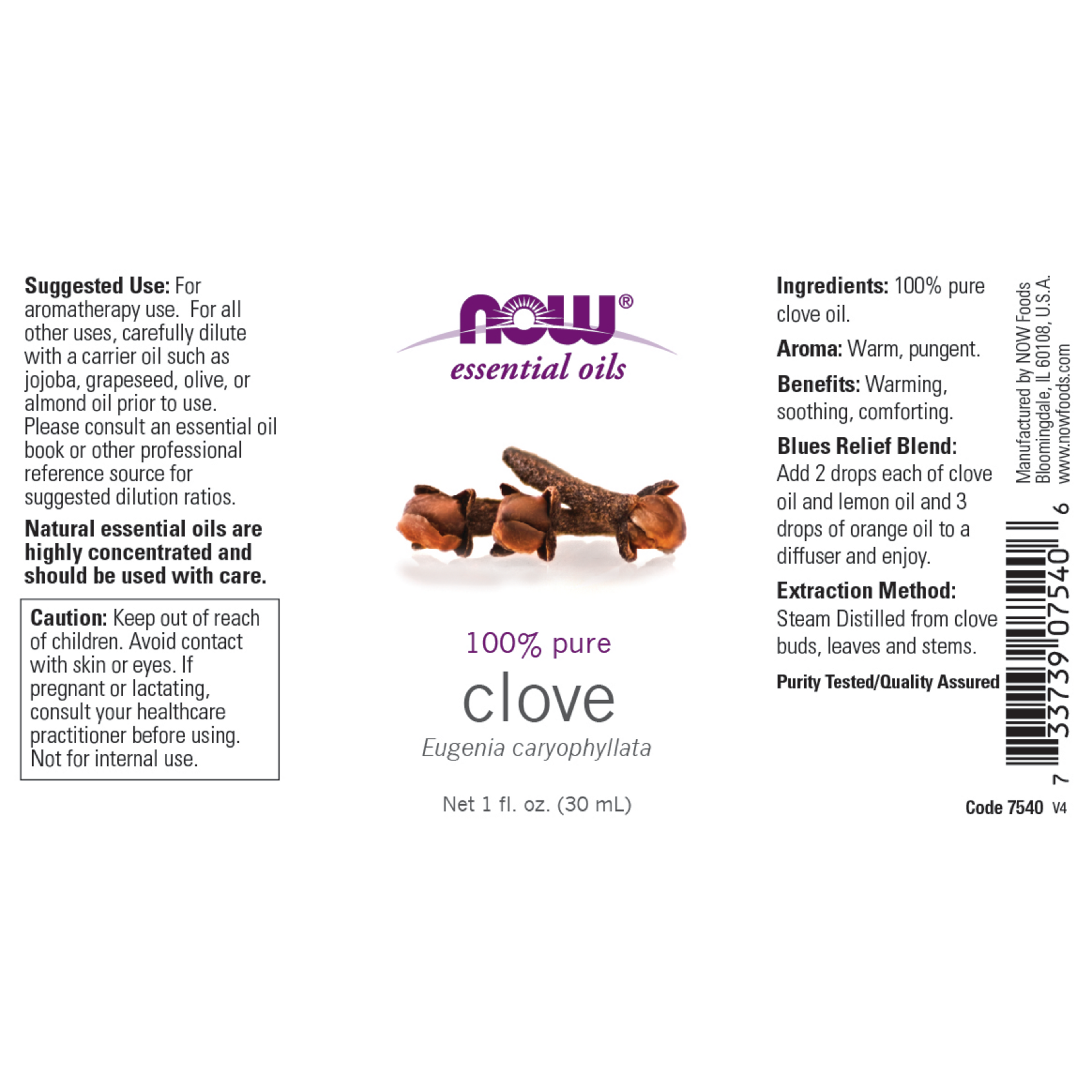 CLOVE OIL (Eugenia Caryophyllus)