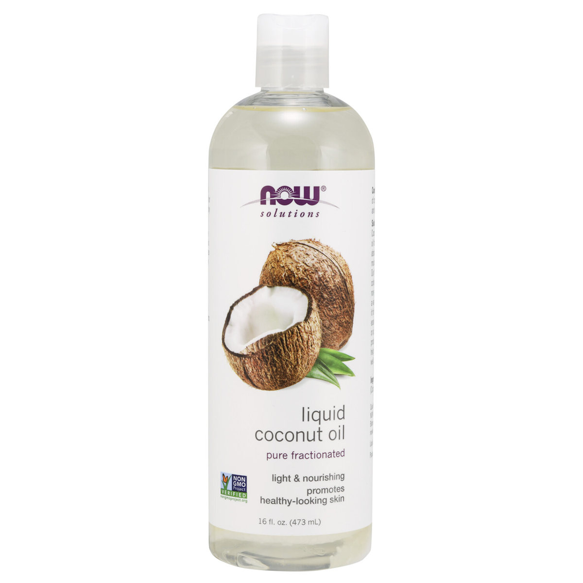 Coconut Oil Liquid, Pure Fractionated 473ml, 118ml